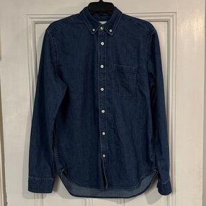 Gap Like New Blue Denim Shirt